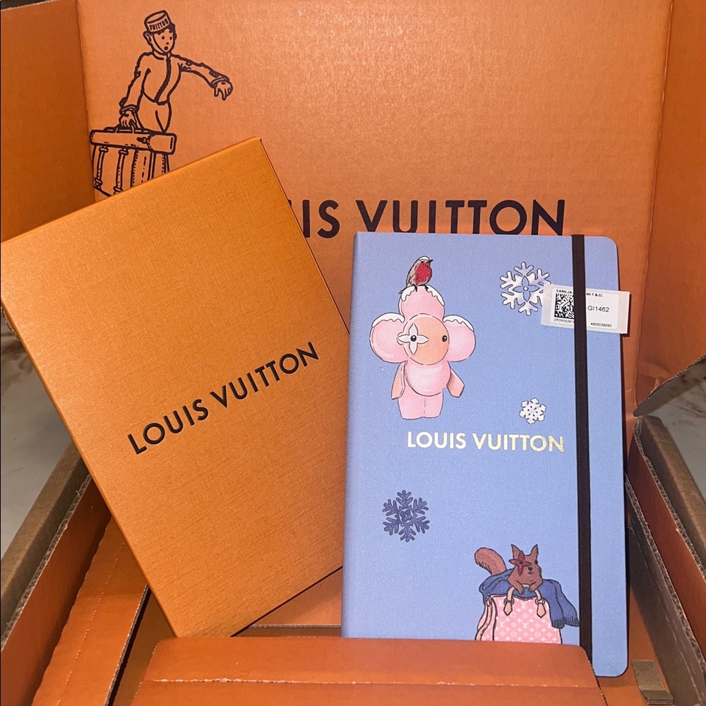 NIB LOUIS VUITTON Jane Notebook MM and Stickers